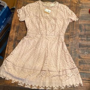 NWT Blu Pepper Khaki Dress Size Medium